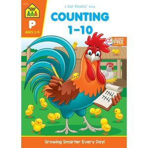 School Zone Counting 1-10 Workbook -- School Zone